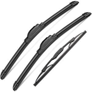 3Pcs Windshield Wipers for Honda CR-V CRV 2012 2013 2014 2015 2016, Original Equipment Premium All Weather Wiper Blades for My Car- 26"/16"/12T" (Pack of 3) J- HOOK
