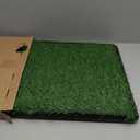 LOOBANI Dog Grass Pad with Tray - Dog Litter Box - Indoor Potty for Apartment and Patio Training - with 2 Packs Grass Pee Pads for Replacement, 1620 Inch
