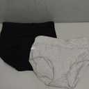 UMMISS Womens Cotton Briefs Underwear, Soft Solid High Waist Breathable Panties for Women, Multi, M