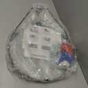 Basketball Rim, 18" Replacement Wall Mounted Outdoor Basketball Hoop, Heavy Duty Solid Steel, Double Spring Basketball Hoop Rim with All Weather Net for Indoor and Outdoor Hanging