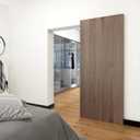 DIYHD 34" Concealed Sliding Barn Door Hardware with Dual Soft Close Mechanism, No Floor Track, Fit MIN Openning Width 28", Supports Up to 176 lb, Hidden Wall Mount System (Door Not Included)