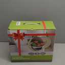 4-1 Colander with Bowl Set - Strainers for Kitchen, Food Strainers and Colanders, Pasta Strainer, Rice Strainer, Fruit Cleaner, Veggie Wash, Salad Spinner, Aesthetic Kitchen Essentials - Green