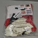 Christmas Balloon Garland Arch kit with Xmas Green Red White Candy Balloons Gift Box Balloons Red Star Balloons for Christmas Party Decorations