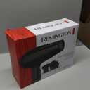 Remington Damage Protection Hair Dryer with Ceramic Ionic Tourmaline Technology, Black, Diffuser and Concentrator, 3 Piece Set
