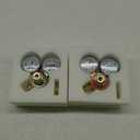 RX WELD Oxygen Acetylene Regulator Set, CGA-540 Oxygen/CGA-200 Acetylene (For Small MC Tanks), Outlet 9/16"-18 B-Size