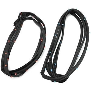 72325-SDA-A01 1 Pair Front Door Seal Rubber Strip, Replacement for Honda Accord Sedan 2003 2004 2005 2006 2007, Replaces 72365-SDA-A01