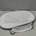 Foldable Drying Fishing Net, Hanging Drying Net Rack Clothes Dry Basket with Zipper, Indoor and Outdoor Plants Dryer for Shrimp Fish Fruit Vegetables Herb (1 Layer)