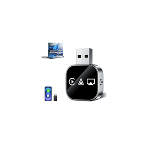 Wireless Carplay Adapter Screen Mirroring Adapter for Car Mirror Phone to Car Screen 2026 Auto Linker Pro 3 in 1 Bluetooth USB Apple Carplay and Android Auto Watch Tv Airplay Smart Box