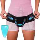 Pelvic Support Belt for Pregnancy & Postpartum - Prolapse Support for Women - Vulvar Varicosities Support (S)