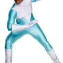 Disguise Men's Frozone Deluxe Adult Costume (XL (42-46), Blue)