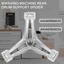 4434ER0002D 4434ER0002A Washer Spinner Support - Replacement for L-G Ken-more Washing Machine - Rear Drum Support Spider Replaces 4434ER0002B 4434ER0002E AP5592038