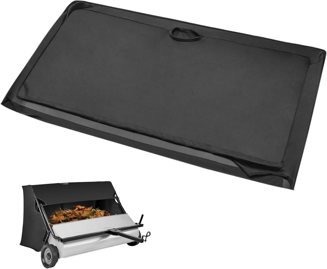 Upgraded 41751 Tow-Behind Lawn Leaf Sweeper Hopper Bag, Replace for 49768, Heavy-Duty Fabric, Easy Install