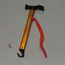 Lightweight Outdoor Camping Hammer Aluminum Tent Hammer with Tent Stake Remover, 13-Ounce (Orange)
