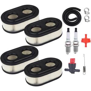 593260 Air Filter Kit (12PCS) Compatible with Briggs and Stratton 4247 5432 5432k 09P00 09P702 550E 500EX 550EX 625 575EX Series Engine - Lawn Mower Air Cleaner 593260 798452 334404
