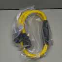 Saysurey 3FT 6-20 Y Splitter Compatible with NEMA 6-20P Male Plug to 2X 6-20/6-15R Female Receptacle, 20 Amp 3 Prong Y Splitter Outlet Extension Cord for EV Dryer, Heavy Duty 10/3 AWG, 250V, 5000W