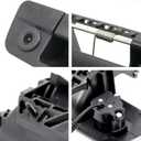 Tailgate Handle Backup Camera Rear View Compatible with 2009-2017 Dodge Ram 1500 2500 3500RCA Connector