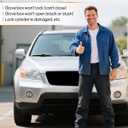 Glove Box Lock Assembly 77540-S9A-G01ZA Fit for Honda CR-V 2002-2006, Element 2003-2007 Replace 77540S9AG01ZA, black