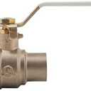 Watts LFFBVS-3C-M1 2-Piece Full Port Ball Valve, 3/4 Inch, Solder End Connections, Brass Body and Chrome Plated Brass Ball, Bottom-Loaded Blowout Proof Stem and Steel Handle