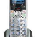 VTech Accessory Handset for DS6151 Series with 2-Line Cordless Phone, Suitable for Small Business or Home, Answering System, Expandable up to 12 Handsets, Intercom, Conference | DS6101 (Black/Silver)