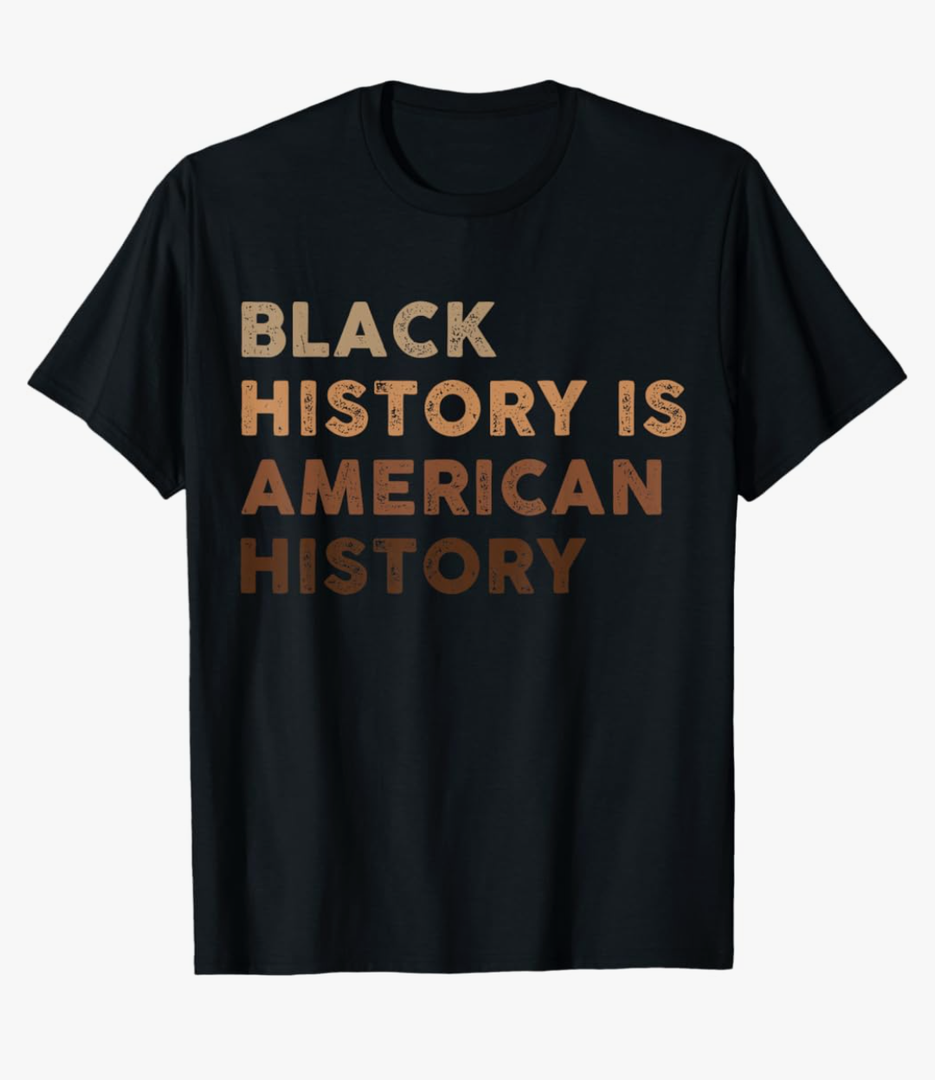 Black History is American History Melanin Black Pride Gifts T-Shirt S