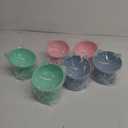 Hsei 6 Pcs Raised Cat Food Bowls 15 Degrees Elevated Pet Bowls Anti Vomiting Tilted Raised Whisker Friendly Raised Cat Dish Plastic Slanted Stand for Indoor Pet Food Water Feeder(Bright Color)