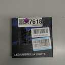 Patio Umbrella Light 3 Lighting Modes Cordless 28 LED Lights at 200 lux- 4 x AA Battery Operated for Patio Umbrellas, Camping Tents or Outdoor Use Forlivese (White)