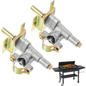 Feekoon 2 Pack Griddle Burner Control Valve Compatible with Blackstone Grill Griddle, Griddle Gas Valve Parts Replacement, Grill Valve Part Compatible with Blackstone 36 Gas Grill Griddle 1554