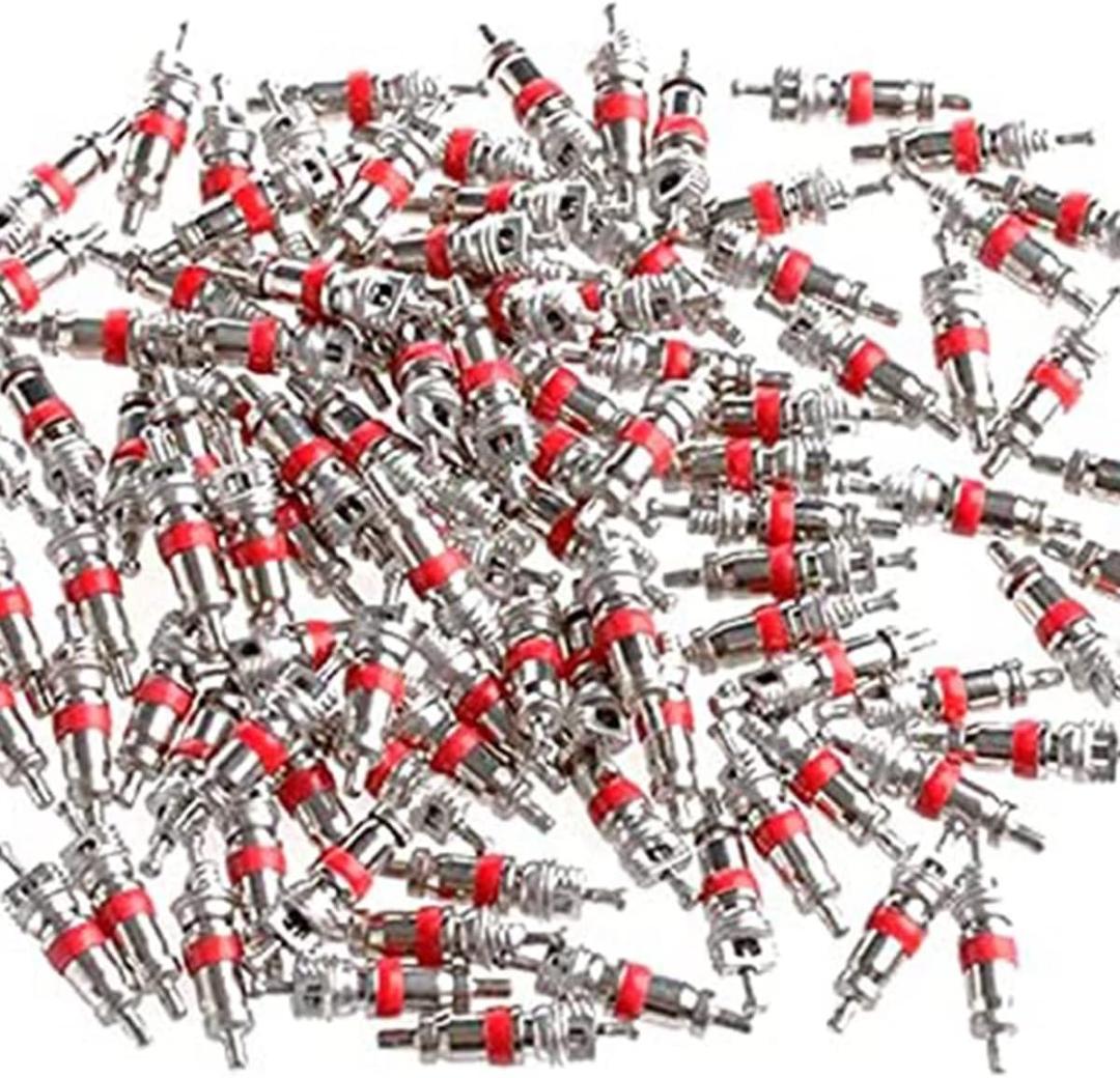 600Pcs Premium Tyre Tire Valve Cores - Valve Stem Core Part Replacement, Universal for Most Automotive, RV, ATV & Air Conditioning, Motorcycles and Bicycles