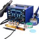 YIHUA 862BD+ SMD ESD Safe 2 in 1 Soldering Iron Hot Air Rework Station F /C with Multiple Functions
