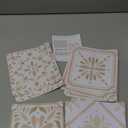 Watercolor Moroccan Ceramic Decoration Tile Floor Vinyl Sticker Vintage Wall Decals Self Adhesive Bathroom Refitting Decor Coarse Grain Film 10 PCS (7.87 * 7.87 inch * 10 PCS)