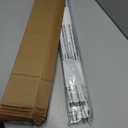 LazBlinds Cordless Cellular Shades, No Tools No Drill Light Filtering Honeycomb Shades Pleated Blinds for Windows, 35'' W x 36'' H, White