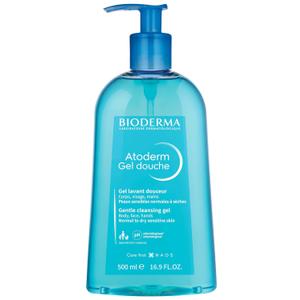 Bioderma - Atoderm - Hydrating Shower Gel - Moisturizing Face and Body Cleanser - Body Wash for Normal to Dry Sensitive Skin (16.91 Fl Oz (Pack of 1))