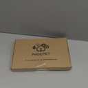 PHOEPET No Pull Dog Harness Medium Reflective Front Clip Vest with Handle,Adjustable 2 Metal Rings 3 Buckles,Easy to Put on & Take Off (M, Grey) (Gray)