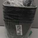 Eccliy 6 Pack Small Trash Cans for Bathroom Plastic Trash Can with 3 Rolls of Bags Small Wastebasket Garbage Bin Container, Bedroom, Home Office, Living Room, Kitchen (Black, 1.6 Gallons)