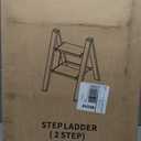 Taranta 2-Step Aluminum Ladder,Lightweight Folding Step Stool with Extra-Wide Anti-Slip Steps,330 lbs Capacity,Compact Space-Saving Design for Home,Kitchen and