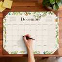 2 x Jotsome Large Desk Calendar 2026-2027, 21"x16.5" Desk Pad Calendar From Now to June 2027, Bleed-Proof Paper Monthly Calendar for Home Office and School, Easy Planning