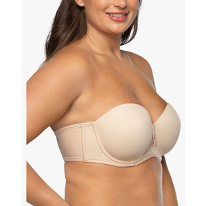 Vanity Fair Women's Beauty Back Smoothing Strapless Bra, 4-Way Stretch Fabric, Lightly Lined Cups Up to H 34D