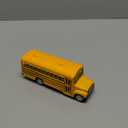 KiNSMART KiNSFUN Yellow School Bus 5" Die Cast Metal Model Toy Car