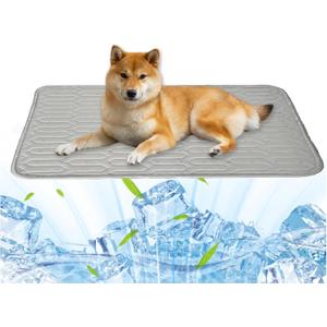 Cooling Mat for Dogs, Breathable Dog Cooling Pad Self Cool Pet Blanket for Outdoor Indoor Non-Slip Cool Dog Bed,Medium