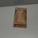 Small 10" Acacia Wood Riser Pedestal Stand  Farmhouse Wood Display Riser for Kitchen and Bathroom Dcor - Counter Display, Plant Stand, Jewelry Holder, Vanity Tray, Candle Stand (S:10"x5.6"x1.57")