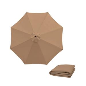 Patio Umbrella Replacement Canopy 14.96x3.15x14.96 Inch 1 Piece SKU UC001TAN.