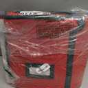 Christmas Ornament Storage Box-Store 128/3" Ornaments, Ornament Organizer Storage box with Dual Zipper Closure Lid & Adjustable Dividers, Large Xmas Decoration Storage Containers, 600D Tear-Proof/Red