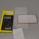 JETech Case for iPhone 12 Mini 5.4-Inch, Non-Yellowing Shockproof Phone Bumper Cover, Anti-Scratch Clear Back (Rose Gold)