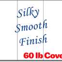 60lb Bond White Trifold Brochures with Silky Smooth Finish - For Inkjet/Laser Printers - 200 Brochures