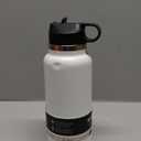 Hydro Flask Water Bottle - Insulated Stainless Steel - Wide Straw Lid, Non Spill, Leakproof in 32 Oz Ivory