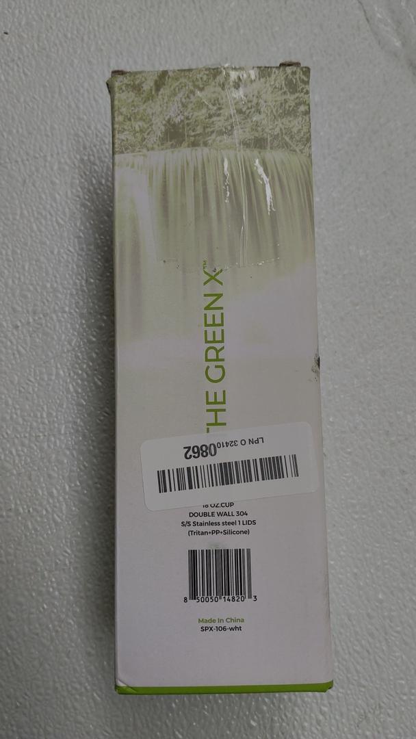 THE GREEN X Eco-Friendly Reusable Water Tumbler, 16Oz