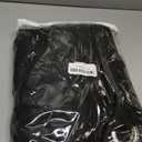 Diraysid 100% Blackout Curtains Black Linen Curtains for Bedroom Grommet Thermal Insulated Room Darkening Drapes (2 Panels, W52 x L84 Inch)