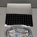 10 inch Rainfall Shower Head Combo Stainless Steel, THE FIRST WATERFALL mode, 10 Inch Rain Shower Head with Handheld 6 Spray Modes High Pressure, Overhead Shower Adjustable Extension Arm,Chrome