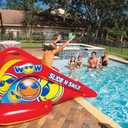 WOW Sports Slide N Smile Pool Inflatable Water Slide with Sprinklers