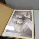 White Hydrangea Wall Art Vintage Floral Canvas Prints Framed 16x24in